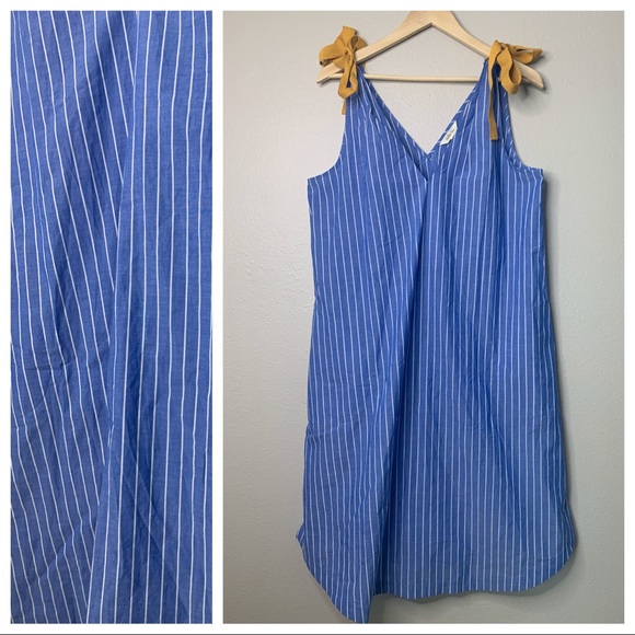 matilda jane blue striped dress